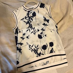 Ted Baker tank , blue and white size 1